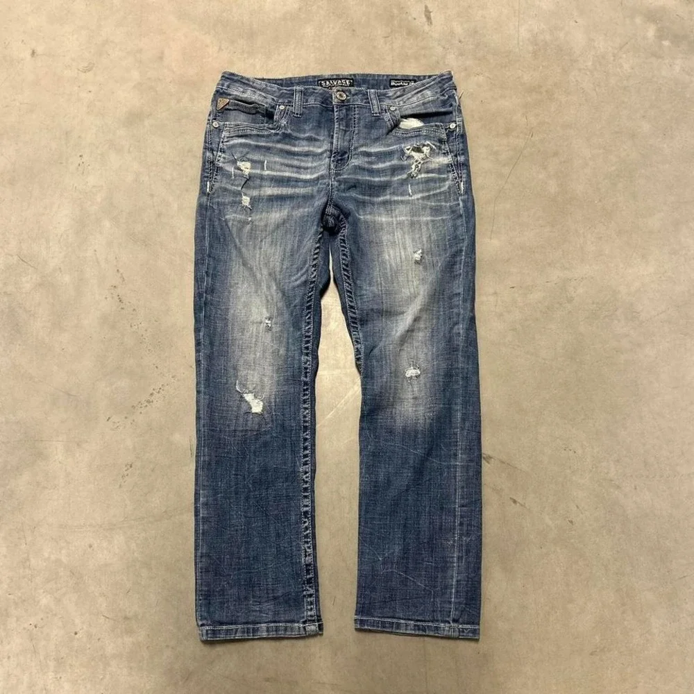 Y2K BKE Distressed Grunge‎ Style Jeans